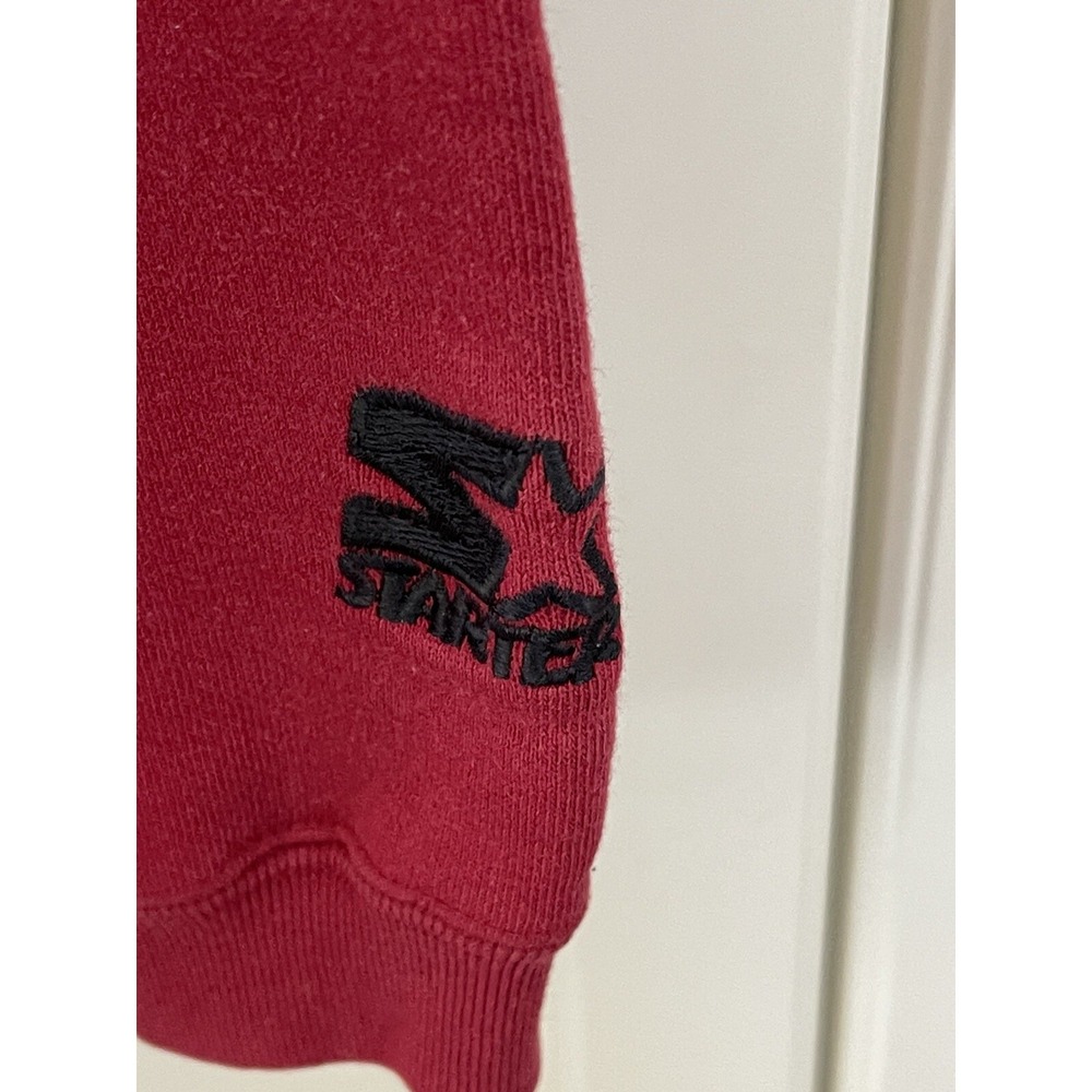Alabama Crimson Tide 1831 SWEAT Shirt Vintage Starter Red Size S Light Blemish - Picture 5 of 6